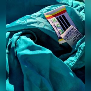 Teal Silk Jacket by EVR